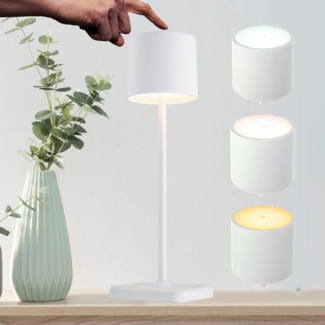 my home LED Tischleuchte Lenn Mobile-Akku-Tischlampe, Dimmer, Dimmfunktion, USB-Anschluss mit Ladefunktion, USB-Ladefunktion, mehrere Helligkeitsstufen, LED fest integriert, Extra-Warmweiß, Neutralweiß, Warmweiß, CCT-Farbtemperatursteuerung Touch-Funkt...