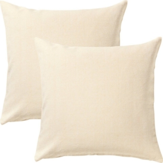 Erwin Müller Kissenbezug Kissenhülle "London" 2er-Pack, Baumwolle Uni