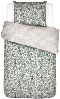 Covers & Co Bettwäsche Floral Fiesta Green Perkal 135 x 200 + 80 x 80 cm