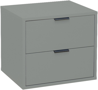 Nachtkommode >Bonnie< in pine green matt lack - 51x47x45cm (BxHxT)