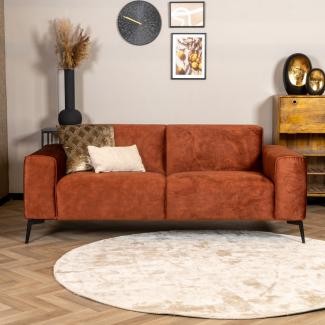 Bronx71 Samt Sofa Vegas 2,5-Sitzer kupfer