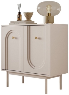 yourhouse24 Kommode LIBERTY 2d Kaschmir, Schwarz