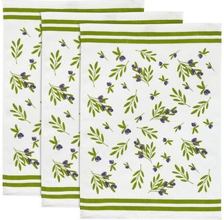 Erwin Müller Geschirrtuch Geschirrtuch 3er-Pack, Baumwolle Motiv