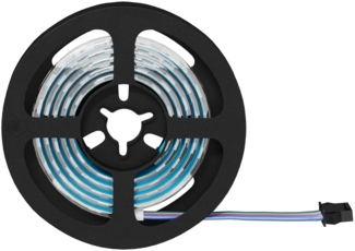 vidaXL LED Streifen 4 pcs Schwarz und Transparent 90 x 0,8 x 0,3 cm 3429102