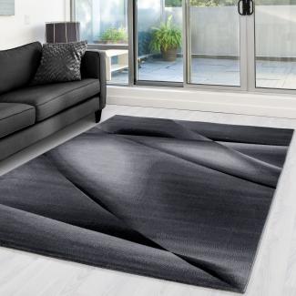 Teppich MIAMI BLACK 80 X 300cm Läufer