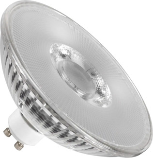SLV QPAR111 GU10, LED Leuchtmittel transparent 8W 2700K CRI90 38° - LED Lampen Sockel GU10