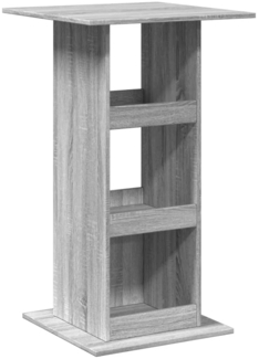 vidaXL Bartisch mit Ablagen Grau Sonoma 60x60x102 cm Holzwerkstoff 854333
