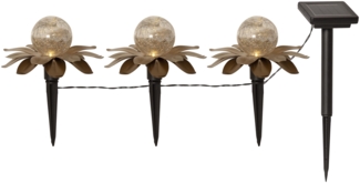 Solar Glaskugel, Dekospieß Lilly