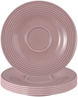 Seltmann Weiden Beat Color Glaze Untertasse ø 13,7 cm 6er Set - Altrosa - DS