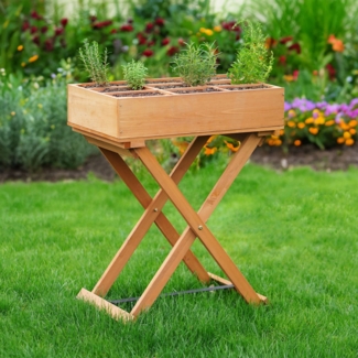 Kräuterhochbeet aus Holz – Perfekt für Garten & Balkon