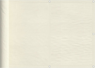 vidaXL Balkon-Sichtschutz Creme 75x1000 cm 100 % Polyester-Oxford 4000195