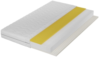 Kaltschaummatratze Kaltschaum-Matratze + LATEX + VISCO Kindermatratze H2,5 Höhe 11 cm, Deine Möbel 24, 11 cm hoch, (Matratze für Kinder und Jugendliche, 80x160 80x180 90x190 90x200 120x200 140x200 Top Wendematratze), mit thermoelastischer Vico-Memory-S...