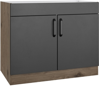 wiho Küchen Spülenschrank Elba Breite 100 cm