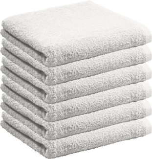 REDBEST Handtuch Handtuch "Oceanside" 6er-Pack, Frottier, Leichtfrottier Uni