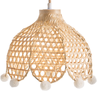 Hängeleuchte MANYAME Rattan Naturfarben