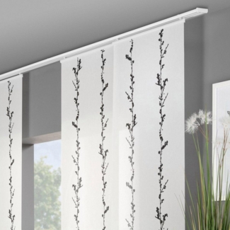 Good Life Schiebegardine Alexa, Paneelwagen (1 St), halbtransparent, HxB: 245x60, mit Aufhängung in weiß