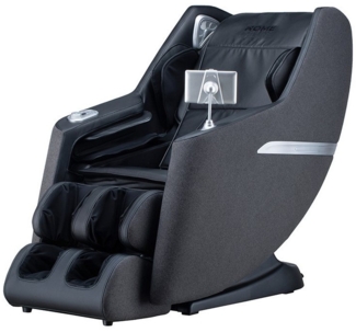 HOME DELUXE Massagesessel CORVIA mit Premium Webstoffpolsterung - Anthrazit