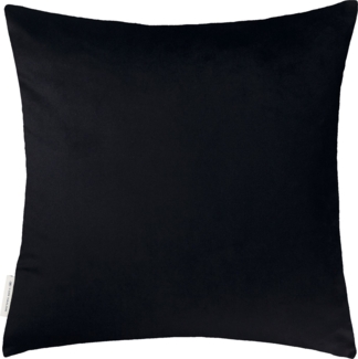 Tom Tailor Zierkissenhülle FrenchVelvet Quilt schwarz 45x45cm