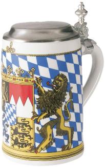 Seltmann Weiden Bayern Bierkrug mit Deckel 0,75 l - DS