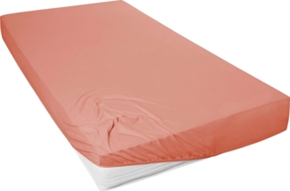 Primera Spannbettlaken Mako-Feinjersey Spannbetttuch, Mako-Jersey, Gummizug: rundum, (1 Stück), Geeignet für Standardmatratzen bis 22 cm, 100% Baumwolle