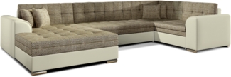 Damario, Ecksofa, Eckcouch, Beige
