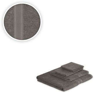 Handtücher Kombi Basis Ergänzungsset 4tlg. 500 g/m Anthrazit