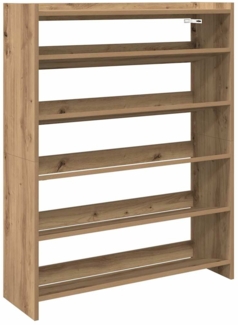 vidaXL Schuhregal Artisan-Eiche 80x25x100 cm Holzwerkstoff 859904