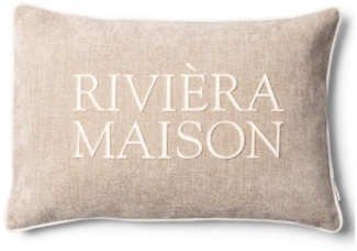Riviera Maison Kissenhülle RM Evora Pillow Cover Beige (65x45 cm) 565090