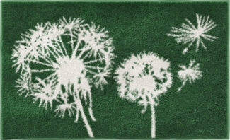 Grund Badematte Pusteblume, Badvorleger, Badezimmer Teppich, sehr weich, Höhe 20 mm, rutschhemmend beschichtet, fußbodenheizungsgeeignet, schnell trocknend, Polyacryl, rechteckig, weiche Haptik, auch als 2-teiliges Set erhältlich, Made in Europe