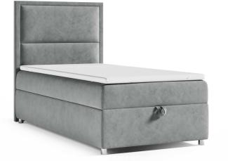 Best for Home Boxspringbett mit Bettkasten Trinity K-11 SINGLE Bonellfederkern inkl. Topper