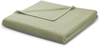 Biederlack Plaid Light Wool|150x200 cm| light-green