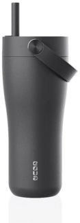 equa Thermobecher Thermo Trinkflasche mit Strohhalm Thermobecher Edelstahl EQUA Carry, Material: Edelstahl, Kunststoff