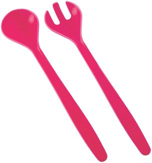 METALTEX CHROMOTHERAPY Chicory Salatbesteck 27 cm - Cherry - Rot