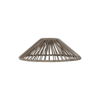 Star Trading Lampenschirm Vide, Rattan, Beige, E27, Außenbereich, ⌀ 25 cm