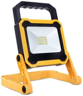 SSC-LUXon LED Gartenstrahler LED Akku Baustrahler 10W mit USB Powerbank - Arbeitsleuchte, Neutralweiß