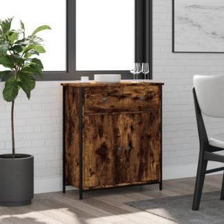 vidaXL Sideboard Räuchereiche 70x30x80 cm Holzwerkstoff 835526