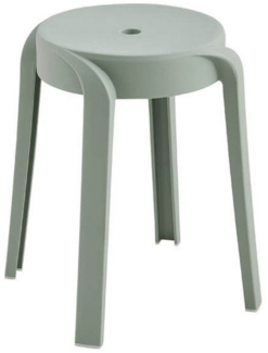 HOME DELUXE Hocker stapelbar NIVO – Grün, 8er Set