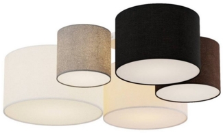 Lindby Deckenleuchten Laurenz, Alu IP20, 5 x 15 W