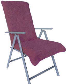 NYVI Strandtuch Frottee Schonbezug für Gartenstuhl NYVISpa 60x130 cm, Frottee, Hygiene Auflage für Hochlehner Gartenstühle