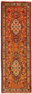 Morgenland Läufer Perser - Ghom - 213 x 70 cm - orange