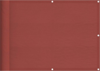 vidaXL Balkon-Sichtschutz Terrakotta 75x700 cm 100 % Polyester-Oxford 42002084