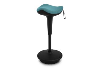 Intimate WM Heart Drehhocker Ergonomischer Hocker, Höhenverstellbar Bürohocker, Atmungsaktiv Sitz- und Stehhocker für Zuhause und im Büro