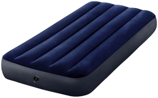 Intex Luftbett Gästebett, (Fiber-Tech Technology), Luftbett, Gästebett für 1 Person, Luftmatratze, Reisebett
