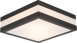 Brilliant Leuchten No. 96233-63 Außenwand- und Deckenleuchte Matteo E27 IP44 anthrazit weiß