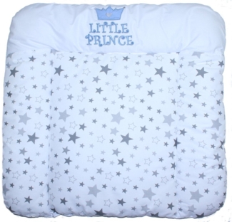 Primawela Wickelauflage Baby Wickeltischauflage Auflage für Wickeltisch Baumwolle-Prince