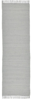 THEKO Läufer Happy Cotton Fleckerl, rechteckig, Höhe: 5 mm, Handweb Läufer, Flachgewebe, reine Baumwolle, handgewebt, mit Fransen
