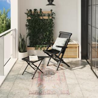 vidaXL Teppich ARBIZU Indoor und Outdoor Vintage-Design 80x150cm 375686