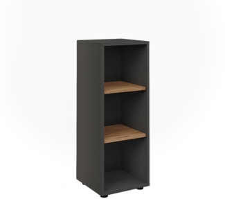 Midischrank Irma Anthrazit/Artisan 30 x 81 cm mit 3 Ablagefächern Vicco