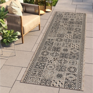 Tapiso Küchenläufer MELISSA, rechteckig, Höhe: 6 mm, Outdoor Indoor Modern Wetterfest UV-beständig Balkon Terrasse