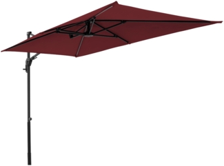 Doppler Sonnenschirm / Pendelschirm "Active City Green Edition 240x135", bordeaux, 240x135 cm